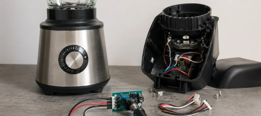 Drehzahlregler fuer Standmixer nachruesten: Elektronik DIY