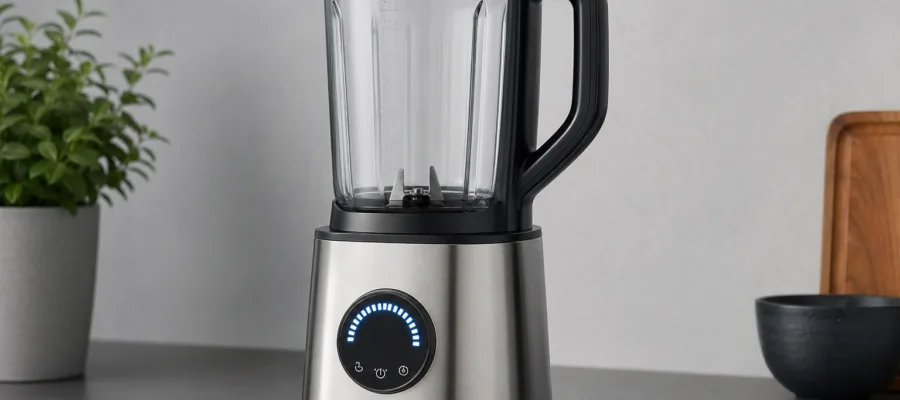 Leistungsanzeige und LED-Statusanzeige fuer den Standmixer hinzufuegen