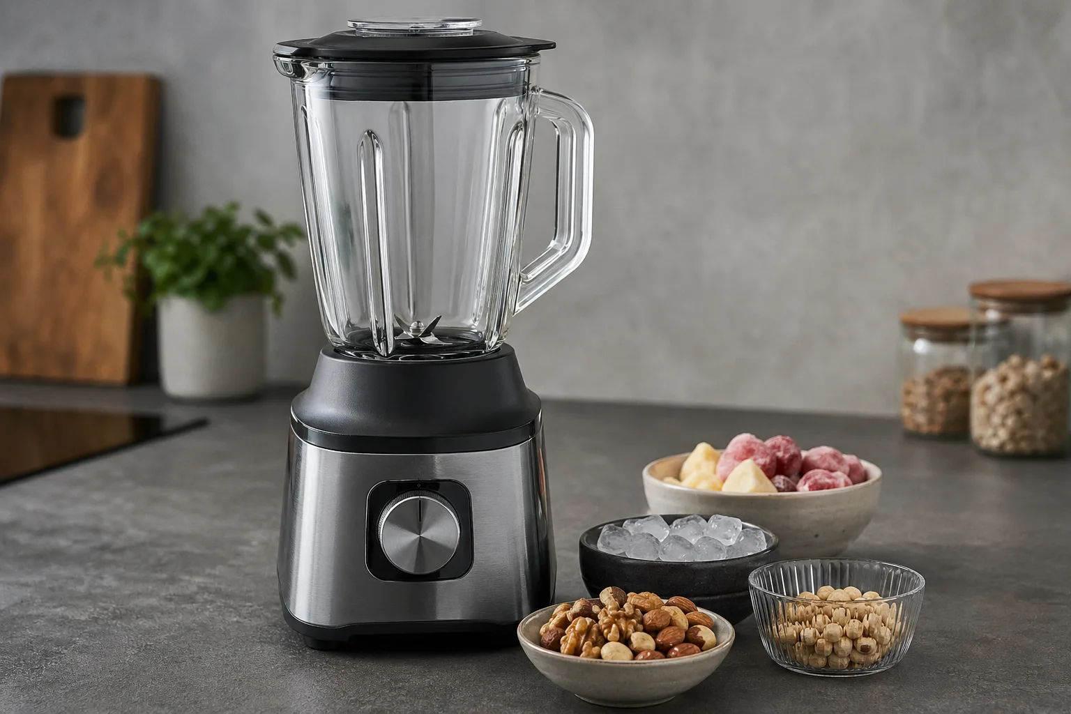 Welche Leistung braucht ein Standmixer fuer Smoothies, Nuesse und Eis?