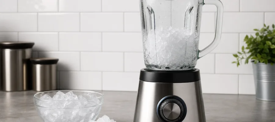 Standmixer Eis zerkleinern: Techniken fuer gewuenschte Koernung ohne Ueberhitzung