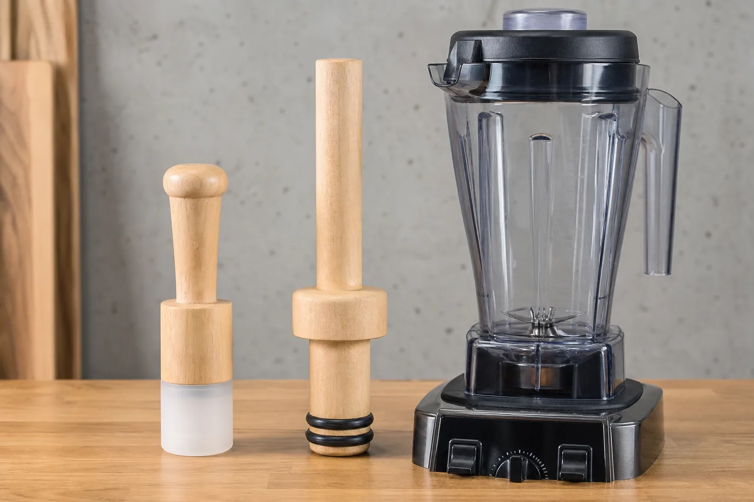 Stoessel und Tamper fuer Standmixer selbst bauen