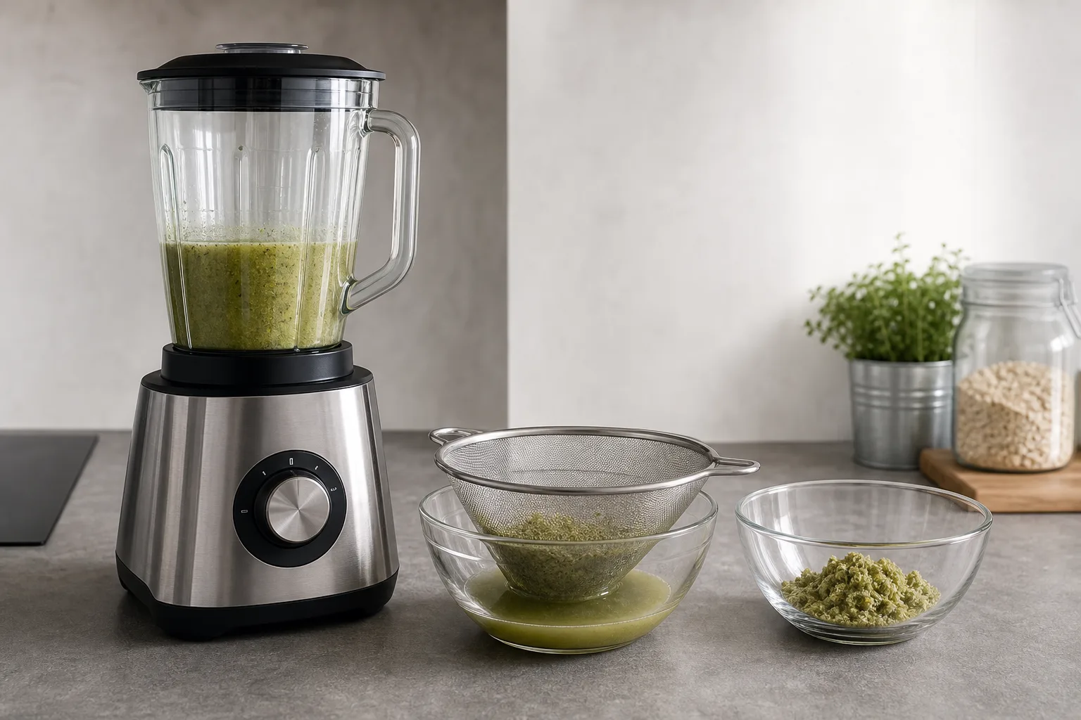 Standmixer Filtern und Sieben: Feststoffe trennen ohne Rezept